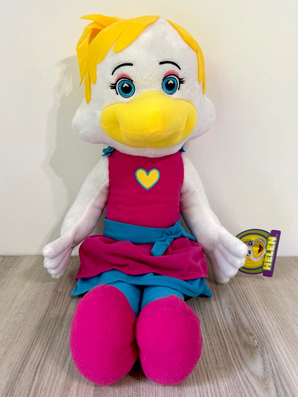 Chuck E Cheese Helen Henny Stuffed Plush Large 21” Rockstar Band Character NWT